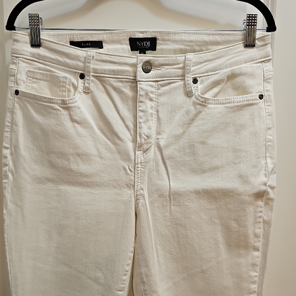 NYDJ Denim - NYDJ Women's White Flare Jeans